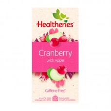 Healtheries 贺寿利 蔓越莓苹果无咖啡因水果茶 20小包/盒（保质期：2023.09）【新旧包装混发】